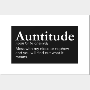 Auntitude Posters and Art